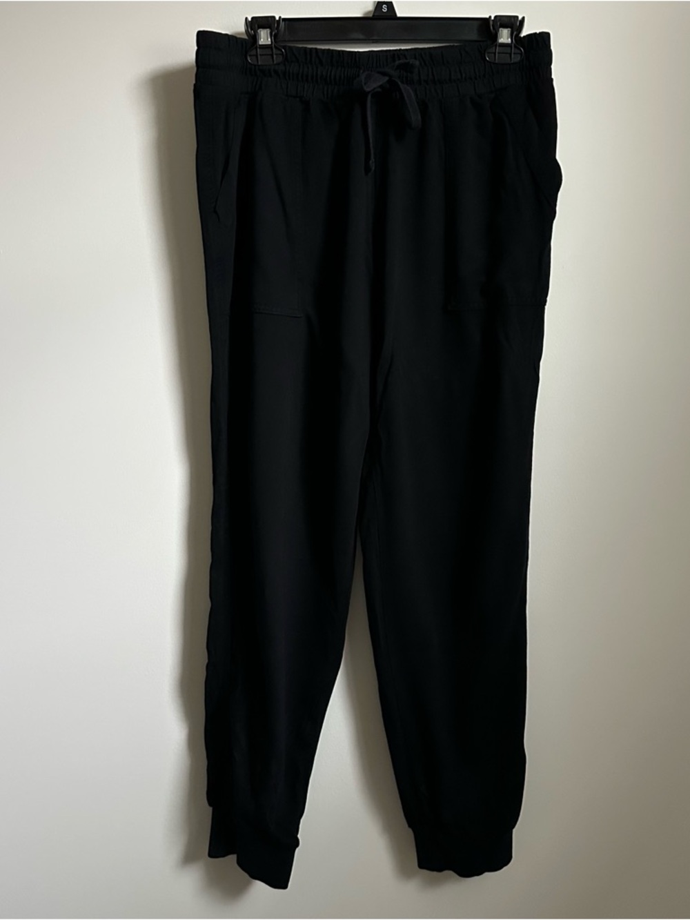 Splendid Black 100% Rayon Lightweight Jogger Pants Women’s Medium Pull On - Picture 2 of 8